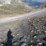 auf der Geröllhalde