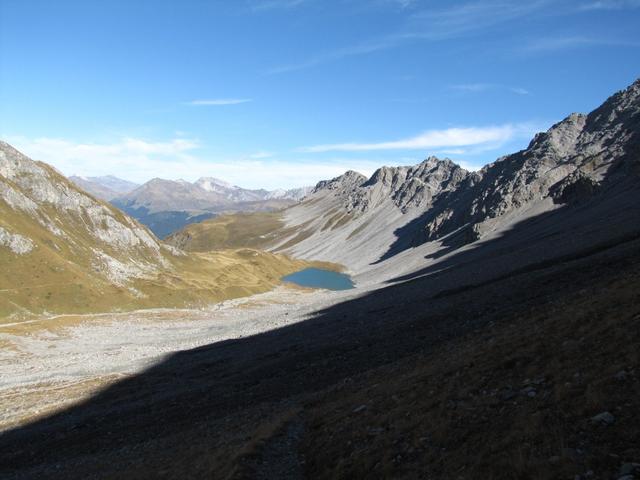 wärend dem Abstieg konnten wir immer wieder einen schönen Blick auf den Älplisee werfen