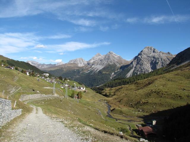 kurz vor Inner Arosa, das wir links liegenlassen