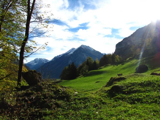 Blick zum Bänzlauistock, Mährenhorn und Radlefshorn (Triftgebiet)