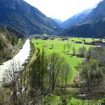 Blick auf die Aare, Innertkirchen und das Haslital