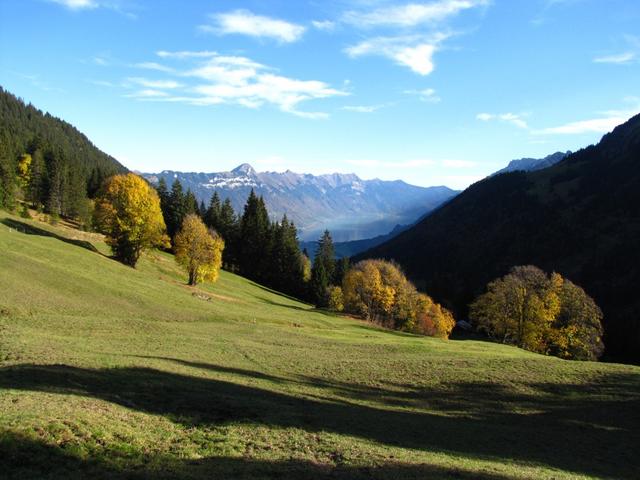 wieder ein Blick zurück. Der Augstmatthorn, dort oben waren wir auch schon