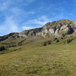 Blick hinauf zum Morgenberghorn und Leissiggrat