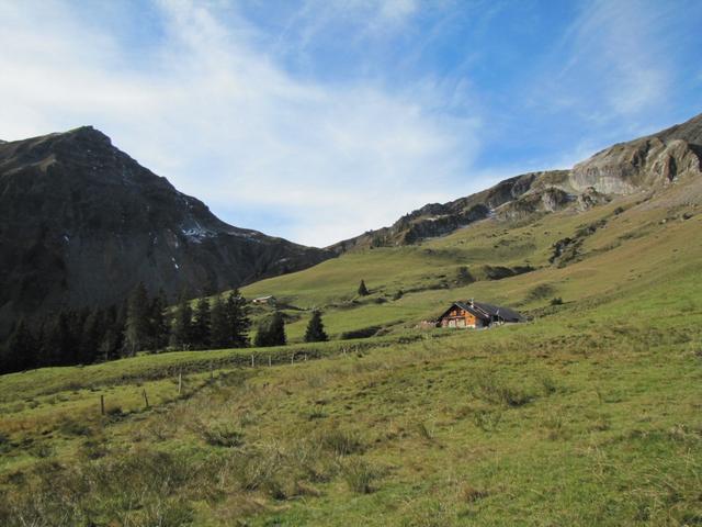 direkt vor uns der Rengglipass