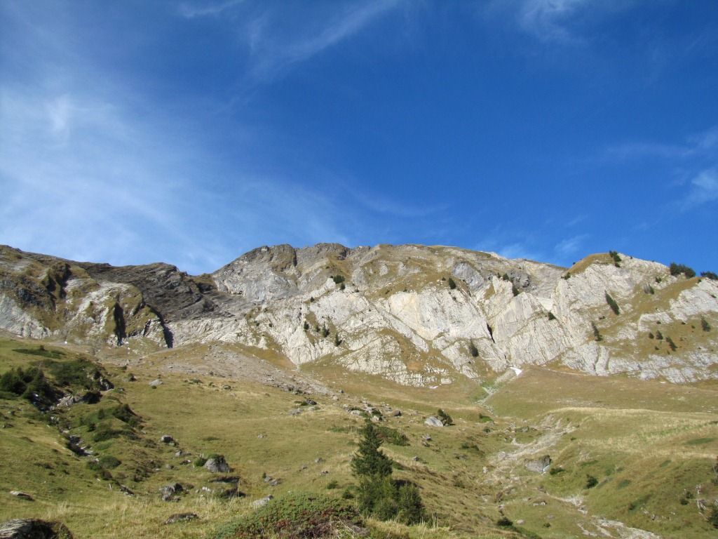 nun stehen wir direkt am Fusse des Morgenberghorn