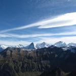 einfach schön Wetterhorn, Ewigschneehorn, Schreckhorn und das Dreigestirn