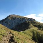 Blick zurück zum Morgenberghorn