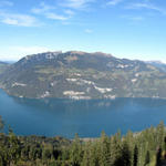 Breitbildfoto mit Blick auf den Thunersee