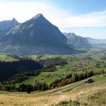 Breitbildfoto aufgenommen bei Aeschiallmi 1276 m.ü.M. mit Blick auf Aeschiried