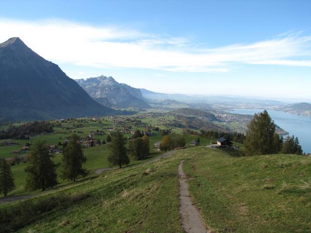 Weitblick auf Aeschiried