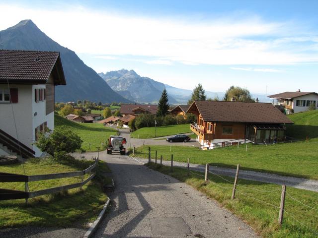 wir haben Aeschiried 1015 m.ü.M. erreicht