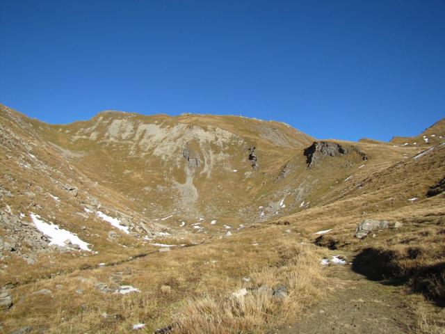 direkt vor uns die Hochwang