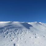 kleine Schneewächte vor den Hochwang