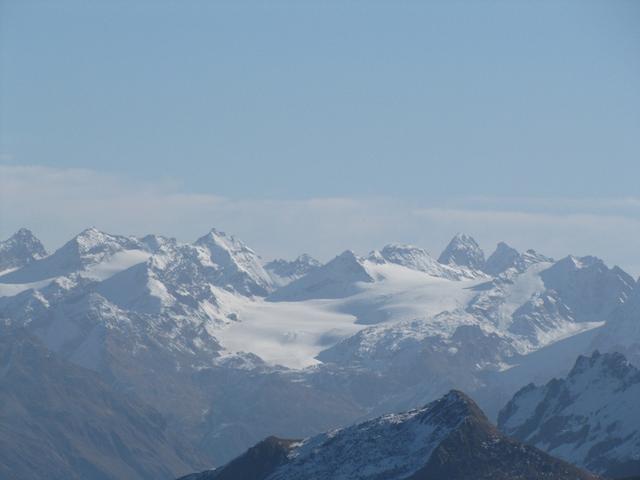 der Silvrettagletscher mit Piz Buin