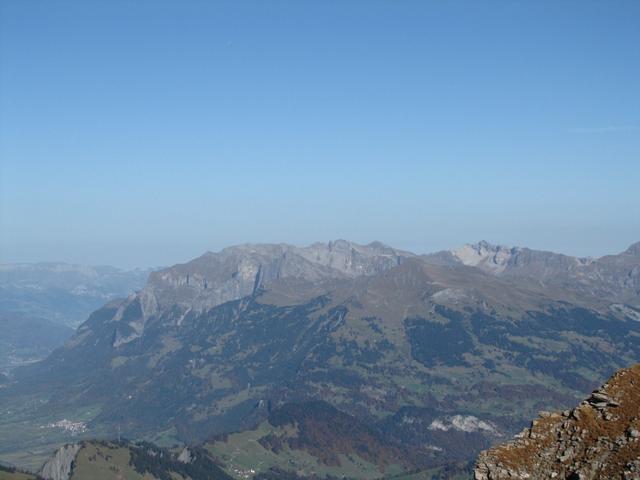 Blick Richtung Falknis und Vilan. Dort oben waren wir auch schon