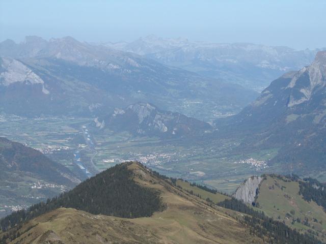 Blick zum Cyprianspitz und zum Regitzer Spitz dort oben waren wir auch schon