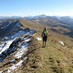 weiter geht die Gratwanderung zum Dängelstöck