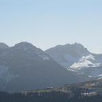 Blick zum Schiesshorn und Valbellahorn, dort oben waren wir auch schon