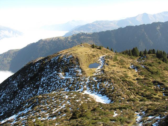 Blick hinunter zum Tenner Chrüz