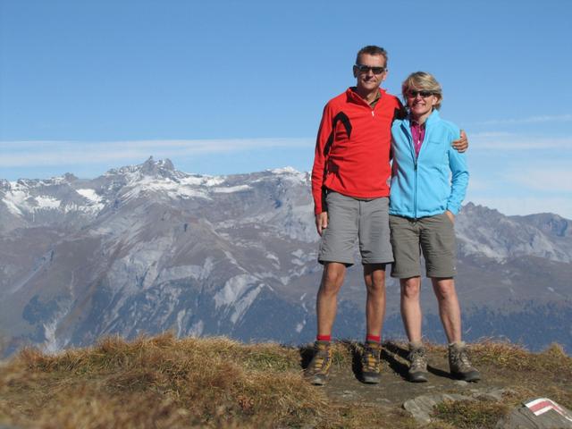 Gipfelhoto auf dem Schlüechtli 2283 m.ü.M.