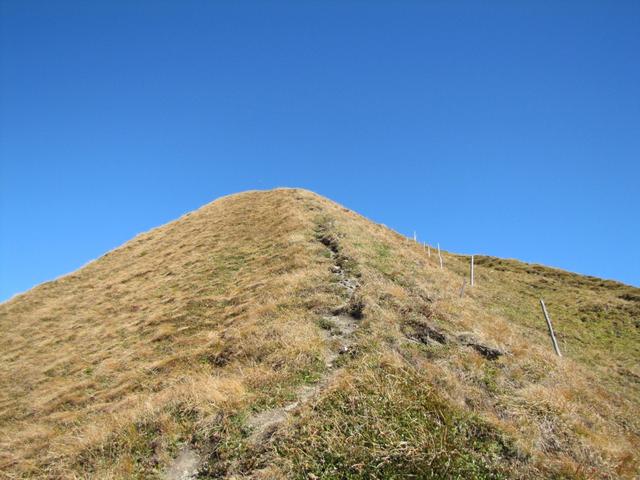 Blick hinauf zum Schlüechtli