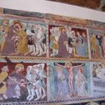 die Kirche besitzt sehr schöne Fresken aus dem 14.Jh. sie wurden erst 1957 entdeckt