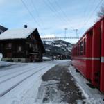 Haltestelle der Rhätischen Bahn St.Peter - Molinis