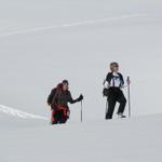 auf der Hochebene am Fusse des Cunggel, was für ein traumhaftes Schneeschuhgebiet