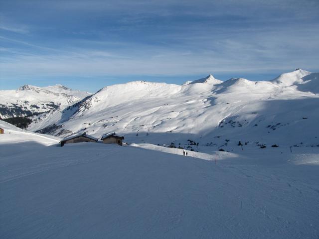 wir haben das Skigebiet Fideriser Heuberge erreicht 2000 m.ü.M.