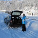 beim Parkplatz vom Schwimmbad in Steg