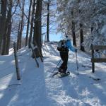 der Aufstieg zum Schnebelhorn beginnt