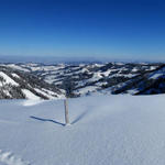 Breitbilfoto mit Blick nach Churzenegg St.Gallen