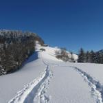 Blick zurück zur Strahlegg