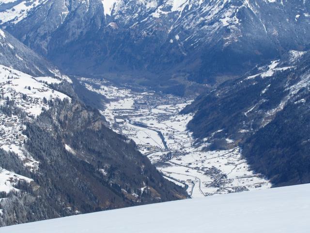 Tiefblick nach Linthal