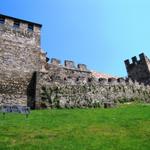 die Templerburg in Ponferrada. Eines der bedeutendsten Zeugnisse mittelalterlicher Militärarchitektur in Spanien