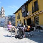 hier beim Cafe "El Torreon" haben wir letztes Jahr aufgehört und uns von den Pilgerfreunden verabschiedet