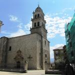wir besuchen die Basilica Nuestra Señora de la Encina 16.Jh. eine der wenigen Kirchen die auf dem Camino offen haben