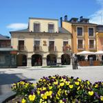 im Hotel "Aroi Bierzo Plaza" an der Plaza del Ayuntamento haben wir unser Zimmer bezogen