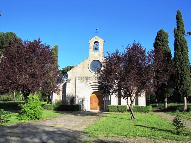 die kleine Kirche (leider geschlossen) bei Compostilla, nobler Vorort von Ponferrada