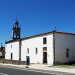 die schöne kleine Santiago Kirche in Boente de Arriba