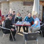 Lorenzo, Susi, Ulrike, Michael und Mäusi eine lustige Pilgergruppe