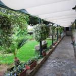 das  Hotel "Virxe da Cerca"  besitzt einen schönen Garten