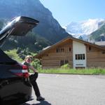 beim Parkplatz der Pfingsteggbahn in Grindelwald