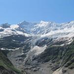 was für eine schöne Aussicht. Fiescherhorn, Walchergrat und Walcherhorn mit Fiescherwand