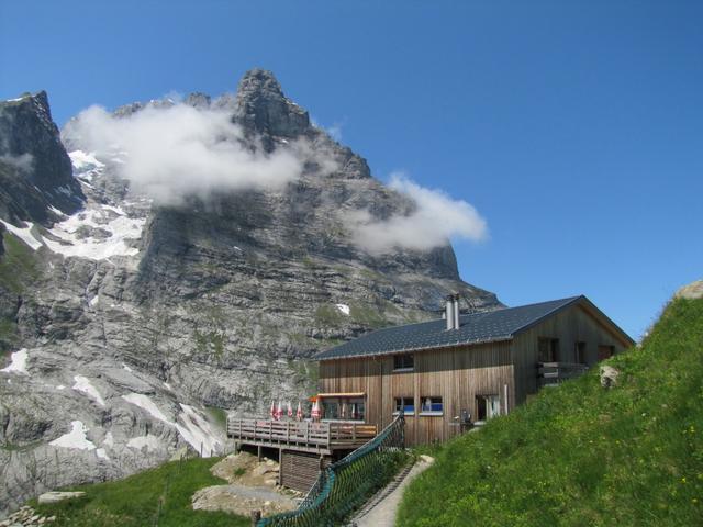 Blick zurück zum Berghaus Bäregg