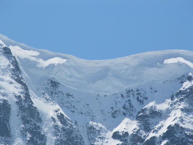 Blick hinauf zum imposanten Walchergrat