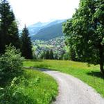 wir haben die Bergstation der Pfingsteggbahn hinter uns gelassen und wandern nun Richtung Rubiweid