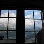 vom Schlafzimmer hatten wir direkte Sicht auf den Eiger und die Eigernordwand