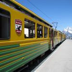 mit der Wengeneralp-Bahn, fuhren wir nach Grindelwald hinunter