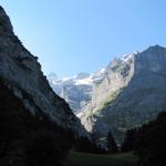 Blick in das Gletschertal vom Oberer Grindelwaldgletscher